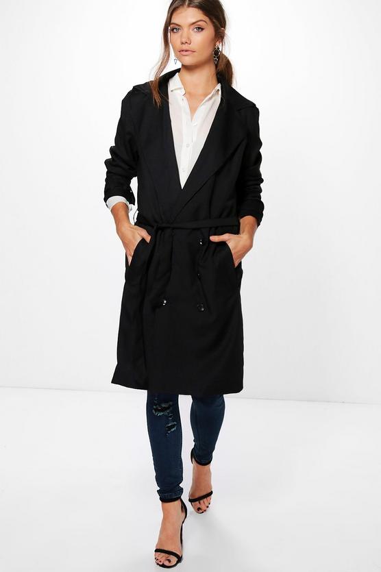 Tall Tia Belted Mac Coat